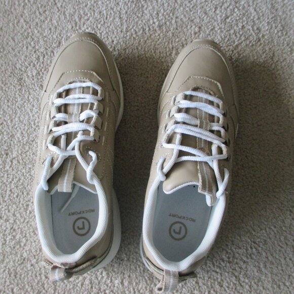 Rockport Sandy Sneakers Walking LIKE NEW Leather Womens Size 8.5 Shoes K59801 - Picture 3 of 13